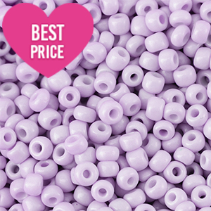 Glaskralen Rocailles 12/0 (2mm) Lilac