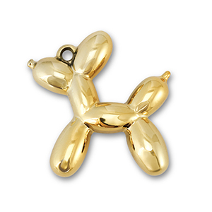 Statement hangers ballon hond Gold