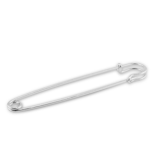 Onderdelen metaal sierspeld Silver