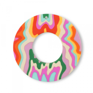 Polymeer hangers rond Multicolour