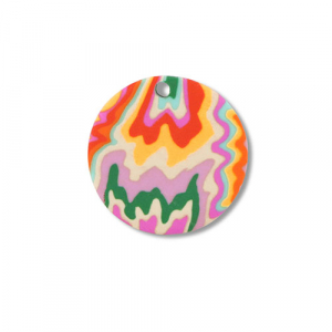 Polymeer hangers rond Multicolour