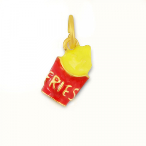 Bedels metaal friet Red-yellow-gold
