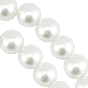 Glasparels 14mm White