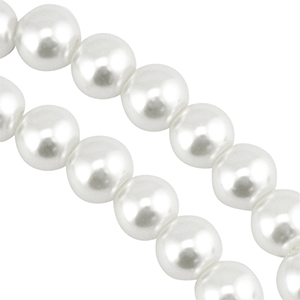 Glasparels 10mm White