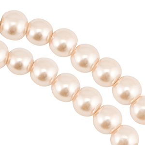 Glasparels 6mm Light beige