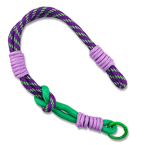 Trendy telefoonkoord Purple-green-lilac