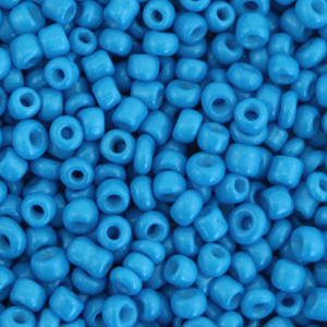 Glaskralen Rocailles 8/0 (3mm) Palace blue