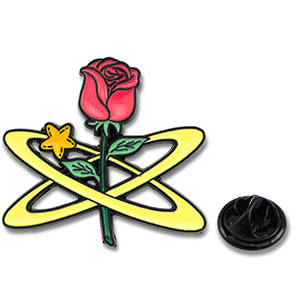 Pins roos Red-green-yellow