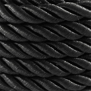 Trendy koord twisted 10mm Black