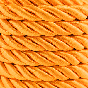 Trendy koord twisted 10mm Orange