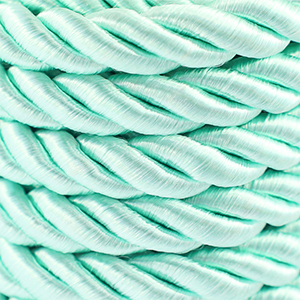 Trendy koord twisted 10mm Light turquoise