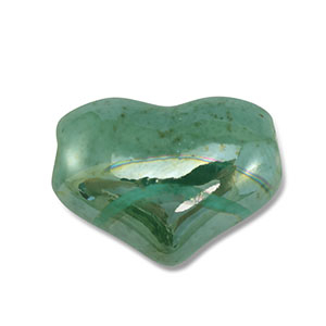 DQ Grieks keramiek kralen hart Turquoise green