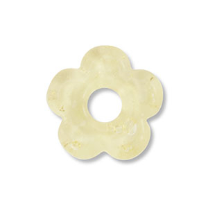 Glaskralen bloem Yellow