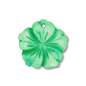 Schelp hanger bloem Green