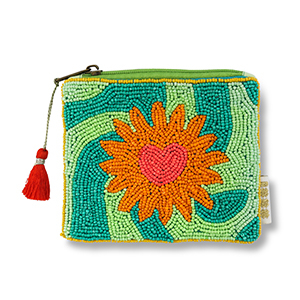 BY31&reg; Etui zon met hart Green-orange-red