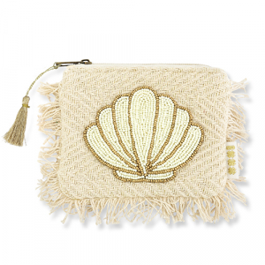 BY31&reg; Etui schelp Beige-gold-off white