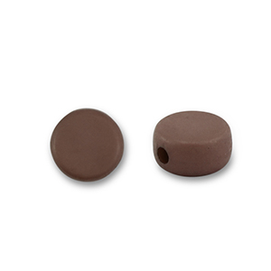 Acryl kralen disc Anthracite