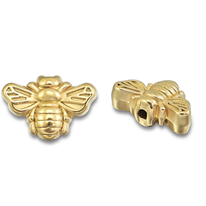 Roestvrij stalen (RVS) Stainless steel kralen bij Gold