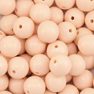 14 mm DQ acryl kralen Nude peach