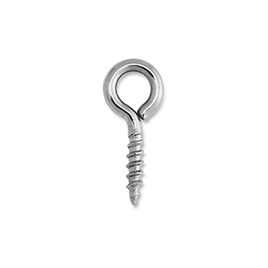 Roestvrij stalen (RVS) Stainless steel onderdelen schroefoogjes Silver