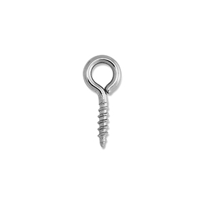 Roestvrij stalen (RVS) Stainless steel onderdelen schroefoogjes Silver