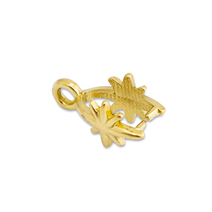 Roestvrij stalen (RVS) Stainless steel onderdelen buighanger voor bedel ster Gold