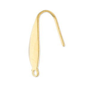 Roestvrij stalen (RVS) Stainless steel onderdelen oorbellen / oorhanger met oogje Gold