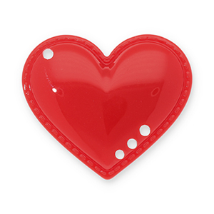 Statement hangers hart Red