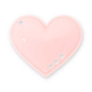 Statement hangers hart Light apricot pink