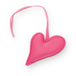 Statement hangers hart Amaranth pink