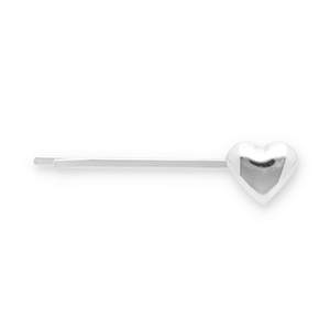 Haaraccessoires schuifspeld hart Silver