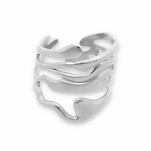 Roestvrij stalen (RVS) Stainless steel ringen Silver