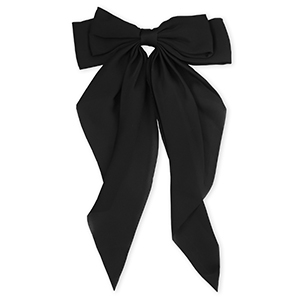 Haaraccessoires haarspeld met strik Black
