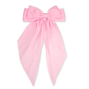 Haaraccessoires haarspeld met strik Pink