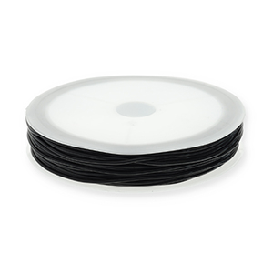 Elastiek rijgdraad 0.8mm Black