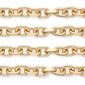 Aluminium onderdelen jasseron ankerketting Gold