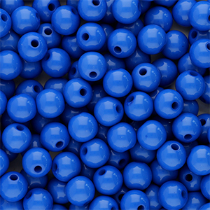 8 mm acryl kralen shiny Blue