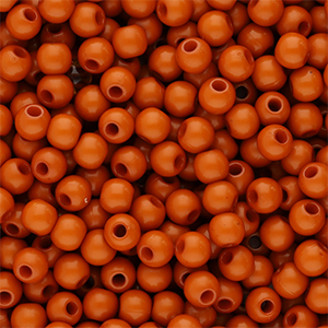 4 mm acryl kralen shiny Terracotta red