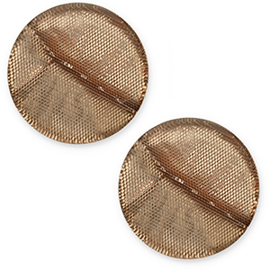 12 mm platte cabochon Polaris Elements Las Vegas Brown