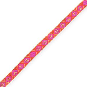 BY31&reg; Lint met tekst "Congrats" Neon pink-magenta pink-gold