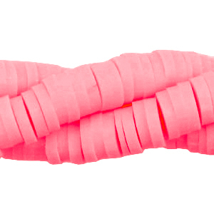 Katsuki kralen 6mm Neon pink