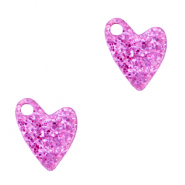Plexx bedels heart glitter Pink
