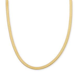 BY31&reg; Roestvrij stalen (RVS) Stainless steel kettingen snake Gold
