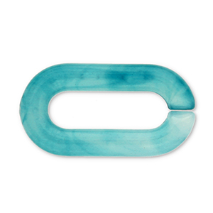 Acrylic chain 20mm losse schakels Persian green