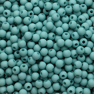 4mm acryl kralen Aqua green