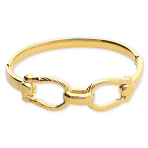 Roestvrij stalen (RVS) Stainless steel armbanden Gold