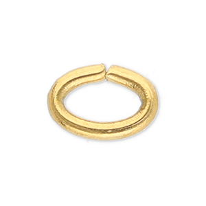 Roestvrij stalen (RVS) stainless steel onderdelen buigring ovaal Gold