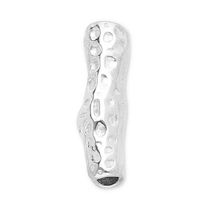 Roestvrij stalen (RVS) stainless steel kralen tube Silver