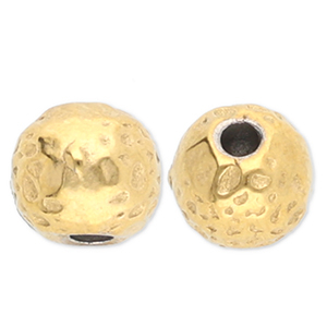 Roestvrij stalen (RVS) stainless steel kralen Gold