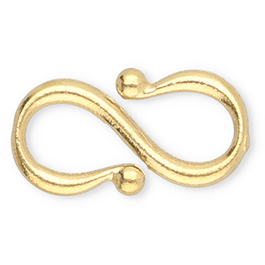 Roestvrij stalen (RVS) Stainless steel onderdelen S-haak sluiting Gold